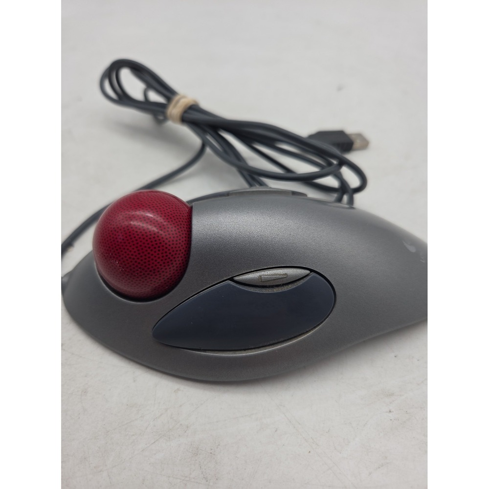 Logitech Ambidextrous Trackman Marble USB T-BC21 Mouse Trackball - Picture 5 of 10